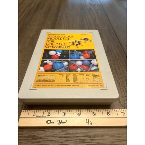 Vintage Prentice Hall Molecular Model Set Organic Chemistry Molymod 1984 no book - Picture 2 of 6